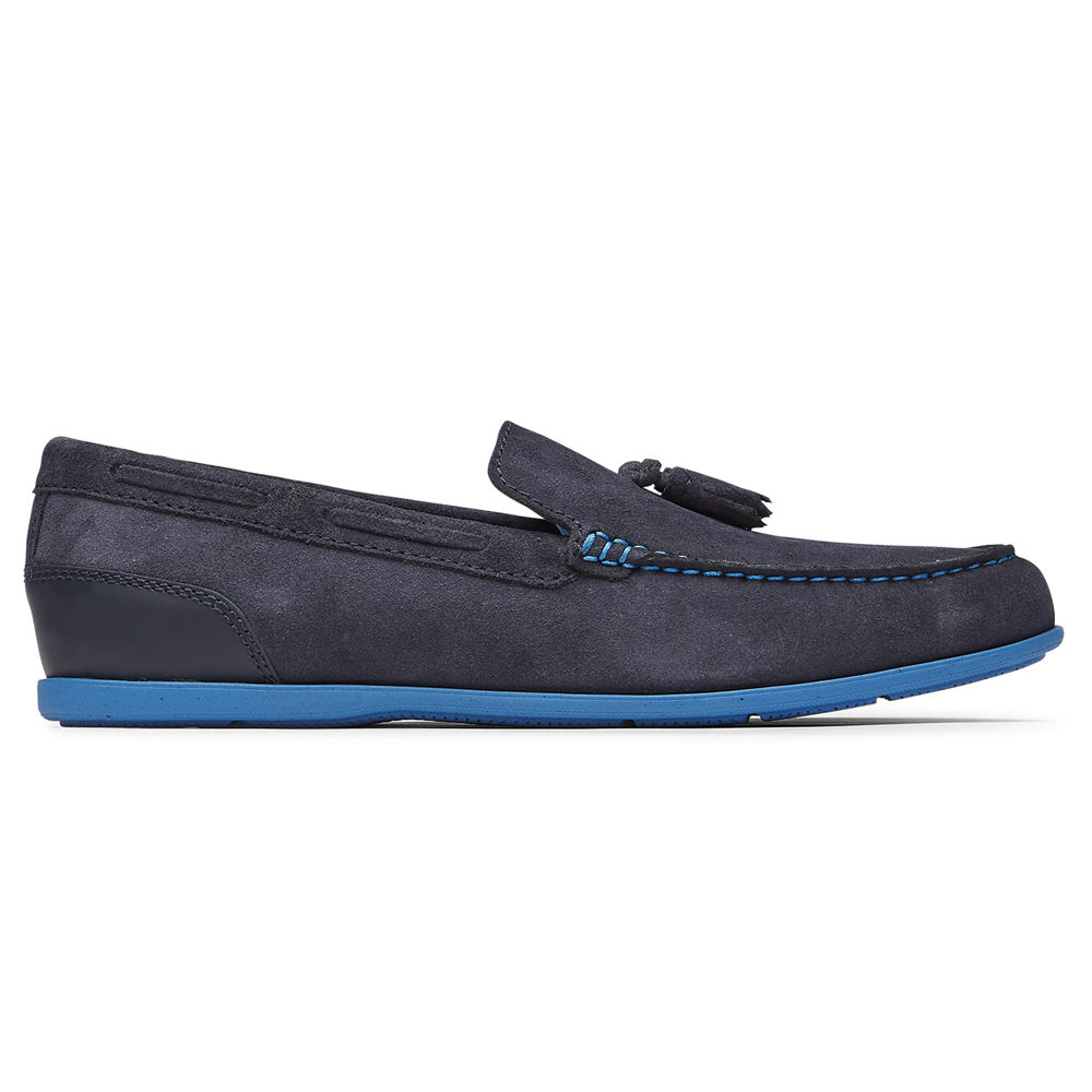 Rockport Loafers Herre Blå - Malcom Tassel - JVAZ37651